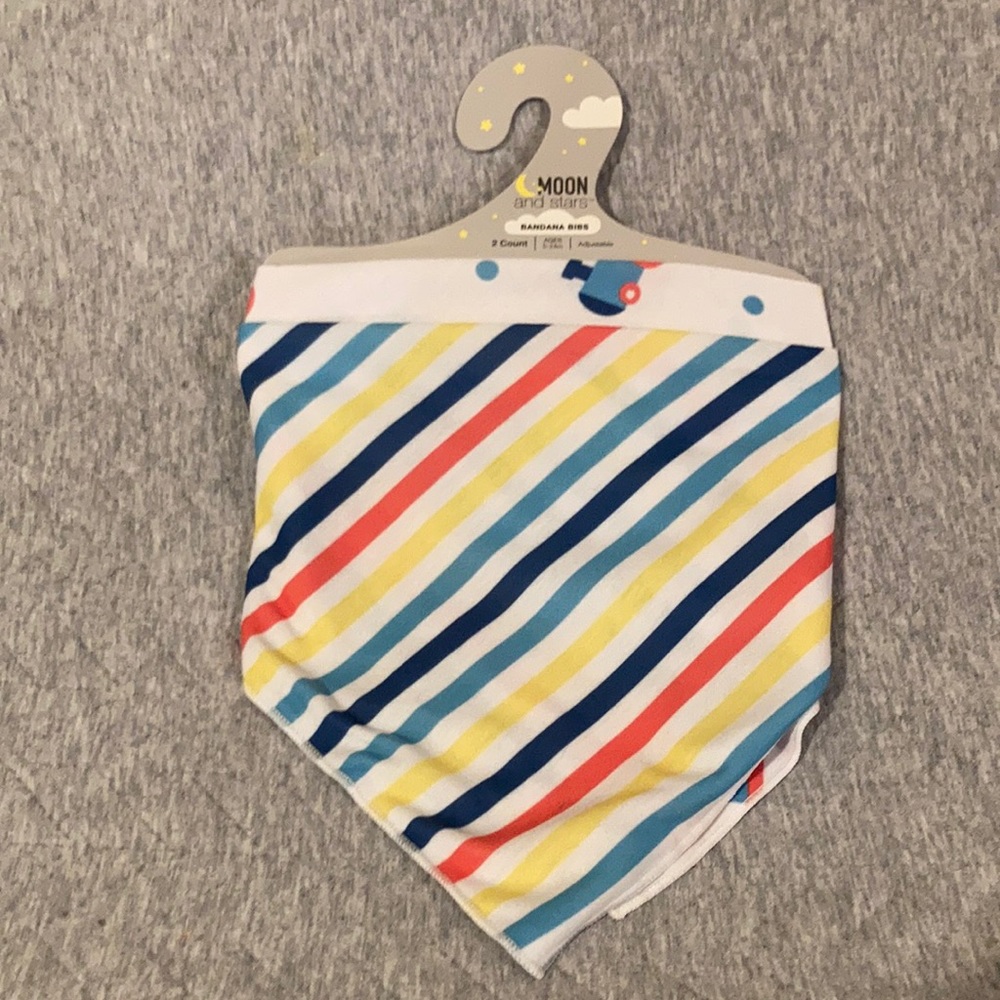 Moon and Stars 2-pack Bandana Bibs